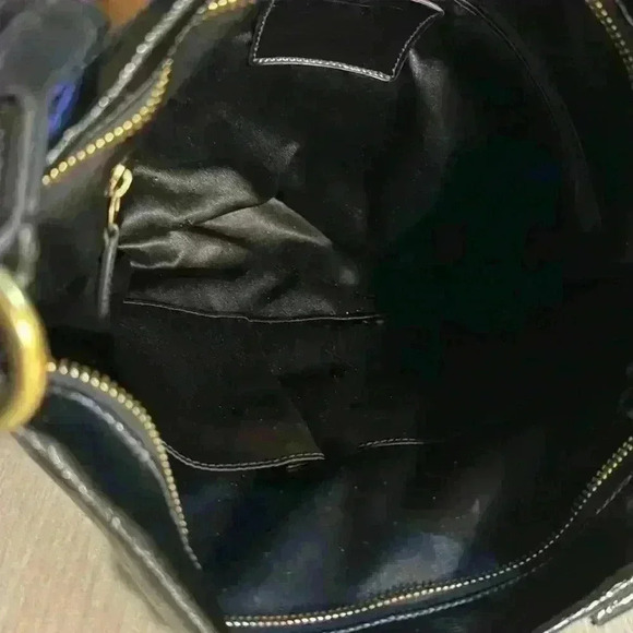 Coach “Daisy” Liquid Gloss Black Patent Leather Bag - Picture 6 of 12